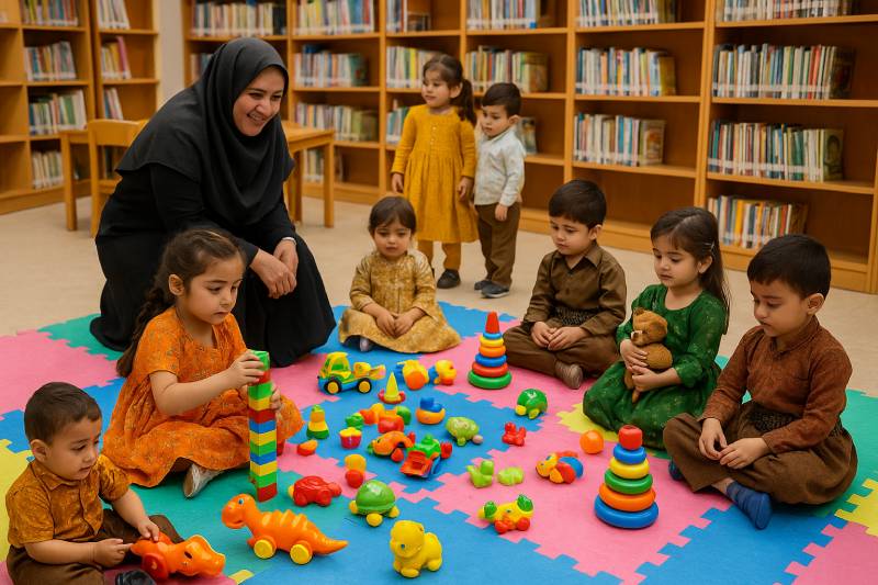 تأمین اسباب‌بازی برای کتابخانه‌های عمومی مناطق حاشیه‌نشین سنندج