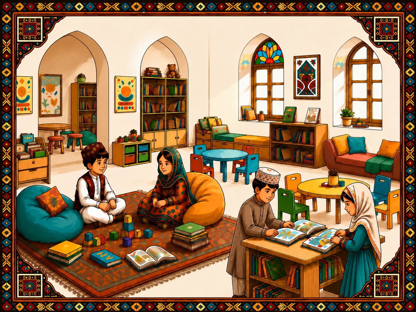 تجهیز بخش کودک کتابخانه‌های عمومی سیستان و بلوچستان